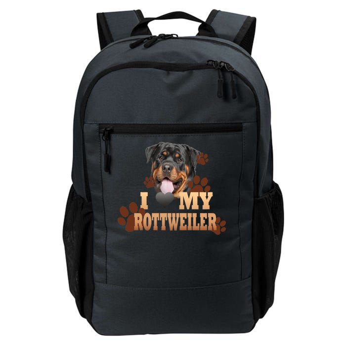 Dogs - I Love My Rottweiler Daily Commute Backpack