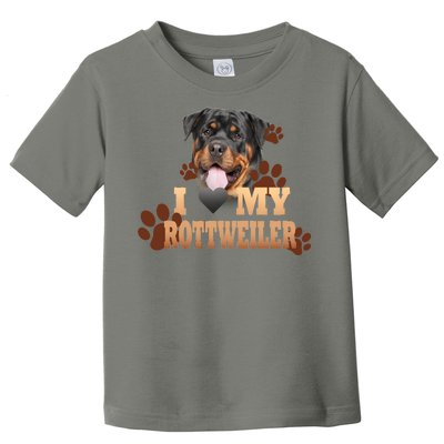 Dogs - I Love My Rottweiler Toddler T-Shirt