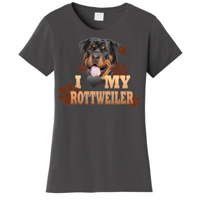 Dogs - I Love My Rottweiler Women's T-Shirt