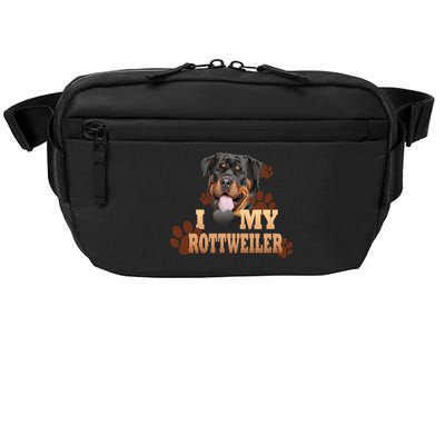 Dogs - I Love My Rottweiler Crossbody Pack