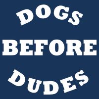 Dogs Before Dudes Funny Saying Cooling Performance Crew T-Shirt