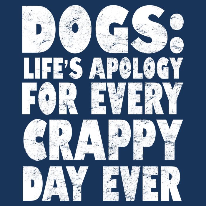 Dogs Life's Apology For Every Crappy Day Ever Infant Baby Jersey Bodysuit