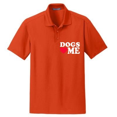 Dogs Love Me Dry Zone Grid Polo