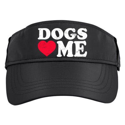 Dogs Love Me Adult Drive Performance Visor