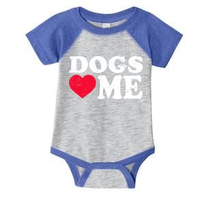 Dogs Love Me Infant Baby Jersey Bodysuit