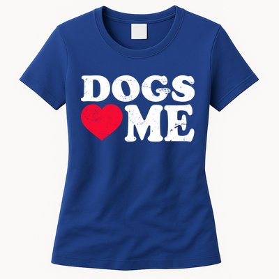 Dogs Love Me Womens T-Shirt