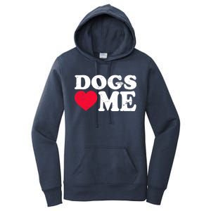 Dogs Love Me Women's Pullover Hoodie