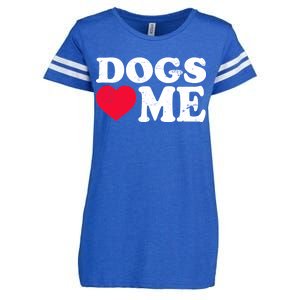 Dogs Love Me Enza Ladies Jersey Football T-Shirt