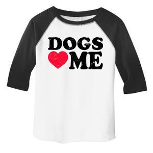 Dogs Love Me Toddler Fine Jersey T-Shirt