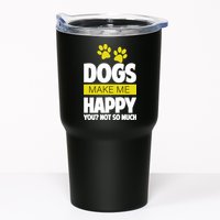 Dogs Make Me Happy You Not So Much Tumbler