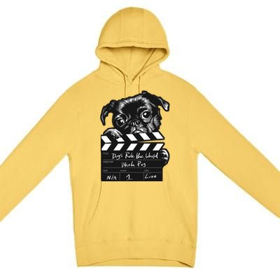 Dogs Rule The World Cute Director  Premium Pullover Hoodie