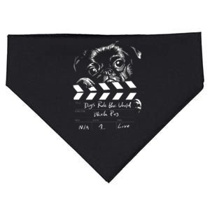 Dogs Rule The World Cute Director  USA-Made Doggie Bandana