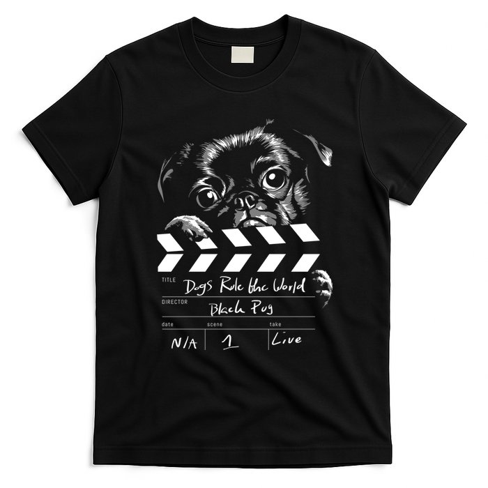 Dogs Rule The World Cute Director  T-Shirt