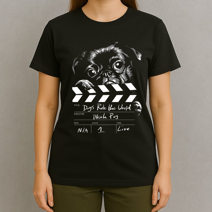 Dogs Rule The World Cute Director  T-Shirt