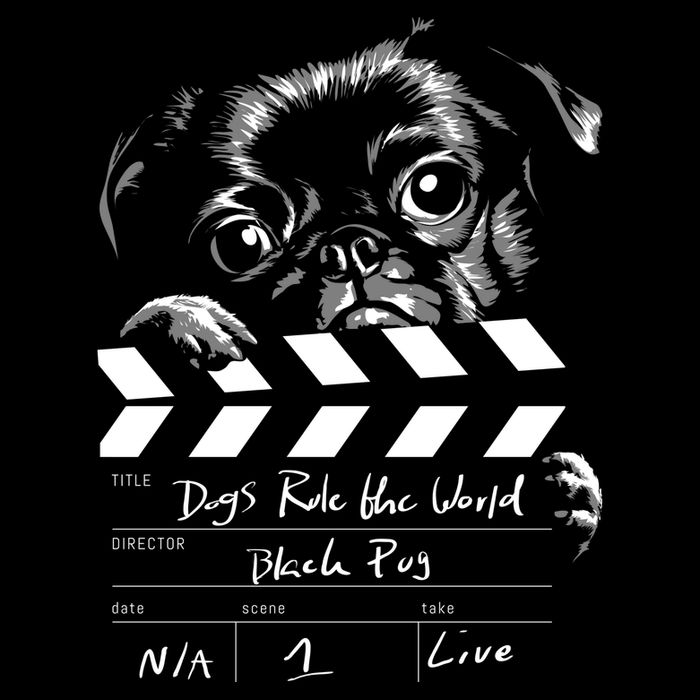 Dogs Rule The World Cute Director  T-Shirt