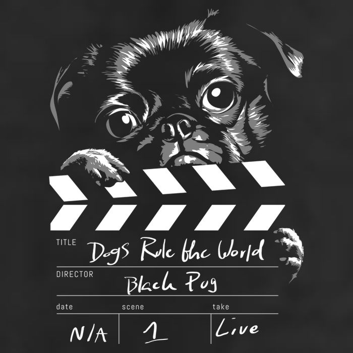 Dogs Rule The World Cute Director  25L Jumbo Tote