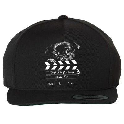 Dogs Rule The World Cute Director  Wool Snapback Cap