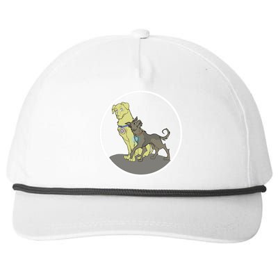 Dogs Steve N Tony Snapback Five-Panel Rope Hat