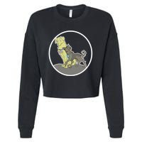 Dogs Steve N Tony Cropped Pullover Crew