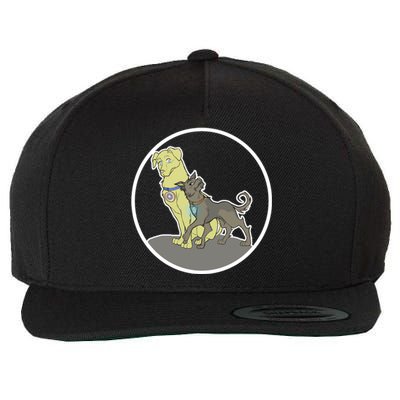 Dogs Steve N Tony Wool Snapback Cap