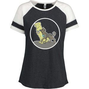 Dogs Steve N Tony Enza Ladies Jersey Colorblock Tee