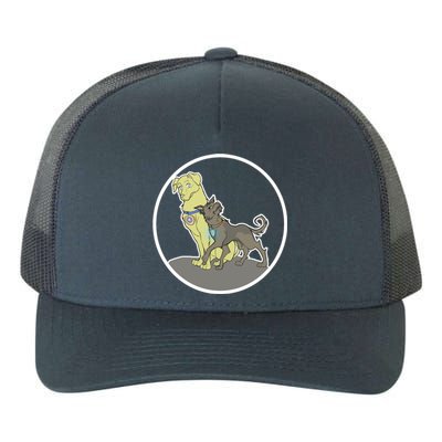 Dogs Steve N Tony Yupoong Adult 5-Panel Trucker Hat