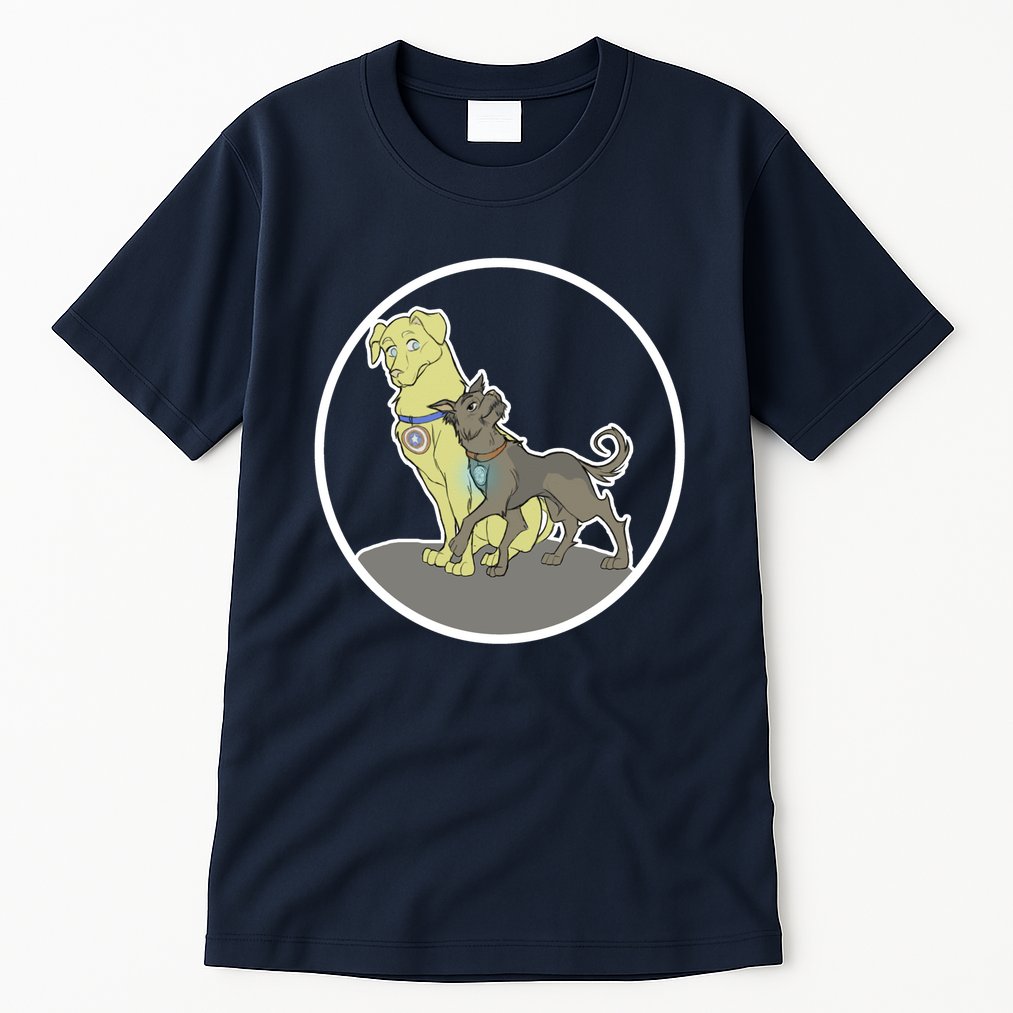 Dogs Steve N Tony Tall T-Shirt