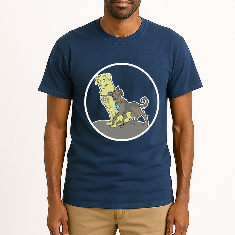 Dogs Steve N Tony Tall T-Shirt