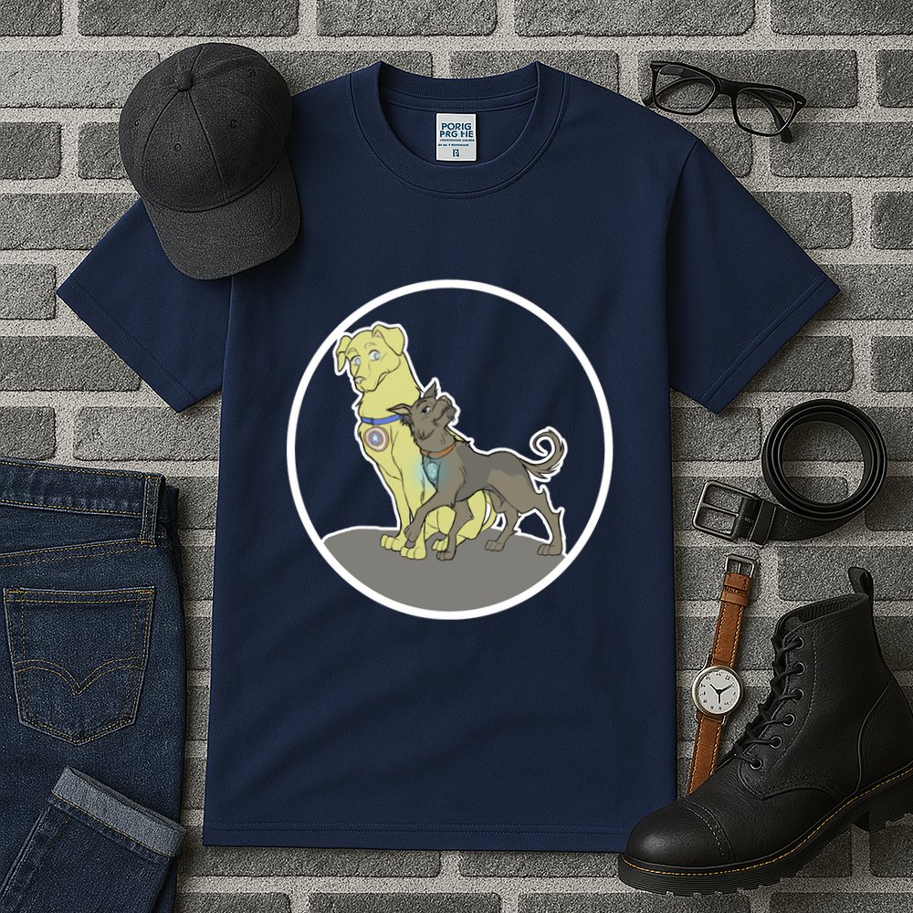 Dogs Steve N Tony Tall T-Shirt