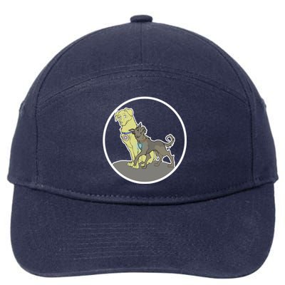 Dogs Steve N Tony 7-Panel Snapback Hat