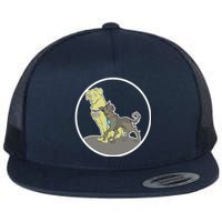 Dogs Steve N Tony Flat Bill Trucker Hat