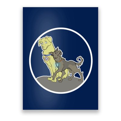 Dogs Steve N Tony Poster