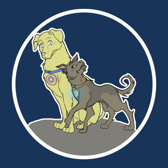 Dogs Steve N Tony Premium T-Shirt