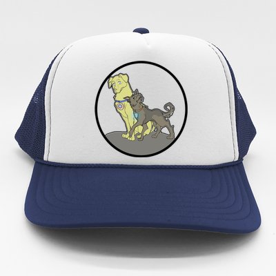 Dogs Steve N Tony Trucker Hat