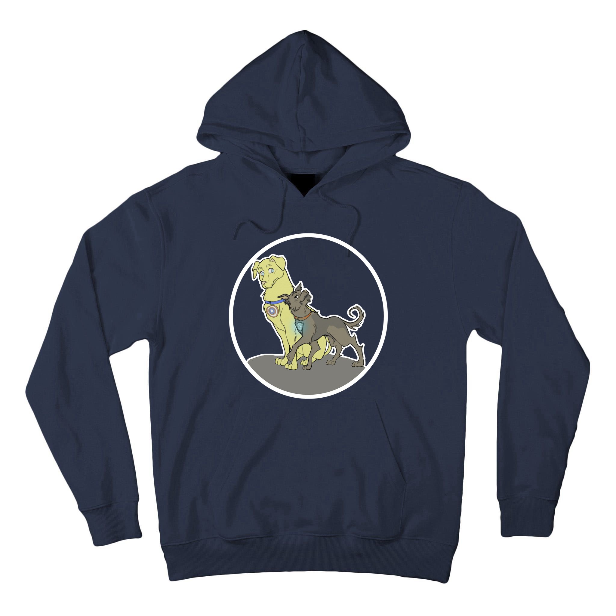 Dogs Steve N Tony Tall Hoodie
