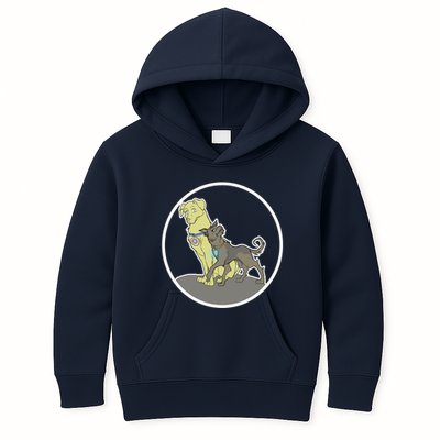 Dogs Steve N Tony Kids Hoodie
