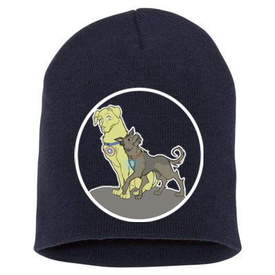 Dogs Steve N Tony Short Acrylic Beanie