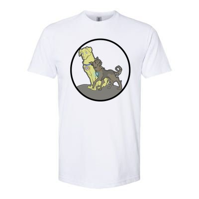 Dogs Steve N Tony Softstyle® CVC T-Shirt