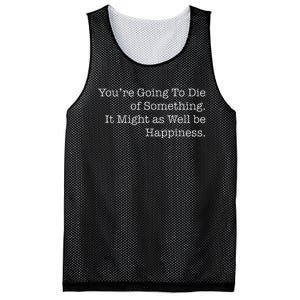 Die Of Happiness Mesh Reversible Basketball Jersey Tank