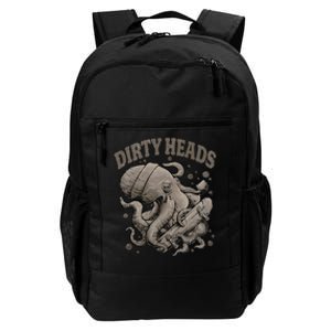 Dirty Octopus Heads With Skateboard Music Lover Daily Commute Backpack