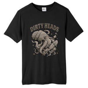 Dirty Octopus Heads With Skateboard Music Lover Tall Fusion ChromaSoft Performance T-Shirt