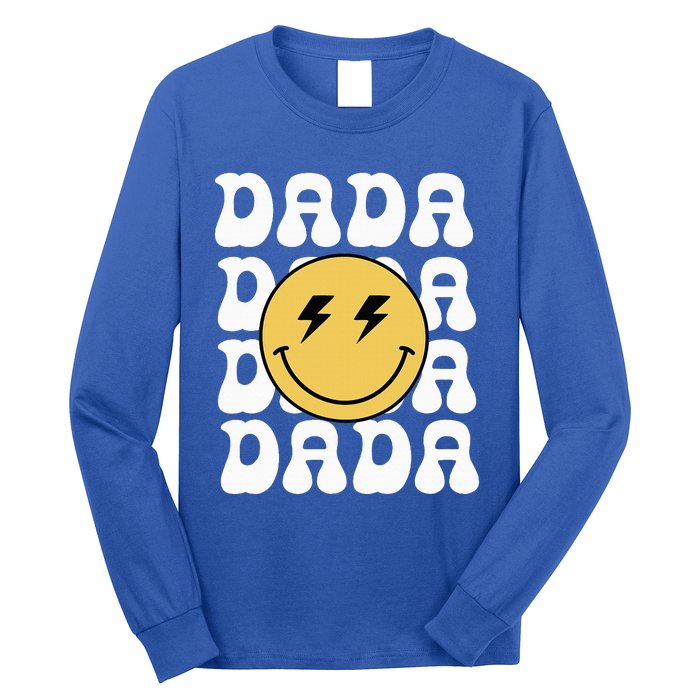 Dada One Happy Dude Birthday Theme Family Matching Long Sleeve Shirt