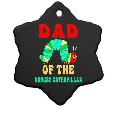 Dad Of Hungry Caterpillar Ceramic Star Ornament