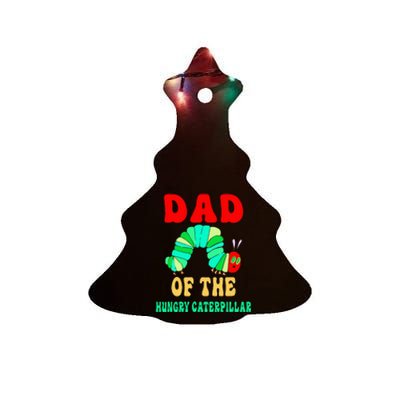 Dad Of Hungry Caterpillar Ceramic Tree Ornament