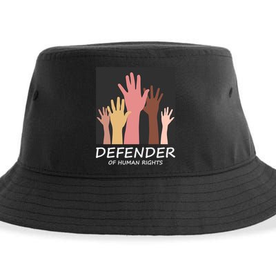Defender Of Human Rights Sustainable Bucket Hat