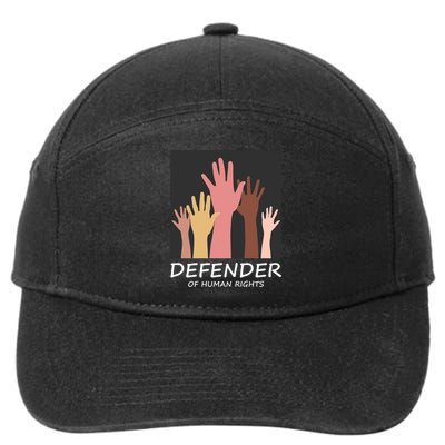 Defender Of Human Rights 7-Panel Snapback Hat