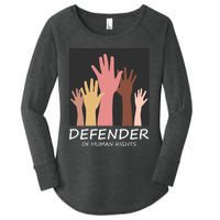 Defender Of Human Rights Women's Perfect Tri Tunic Long Sleeve Shirt