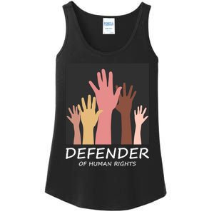 Defender Of Human Rights Ladies Essential Tank