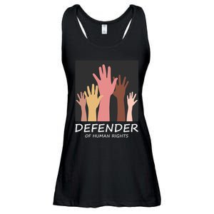 Defender Of Human Rights Ladies Essential Flowy Tank