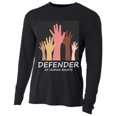 Defender Of Human Rights Cooling Performance Long Sleeve Crew
